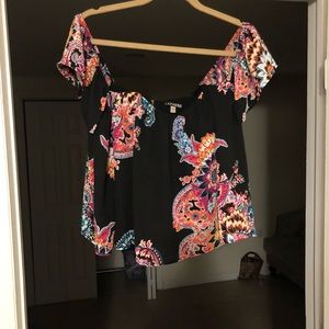 Peasant off shoulder top